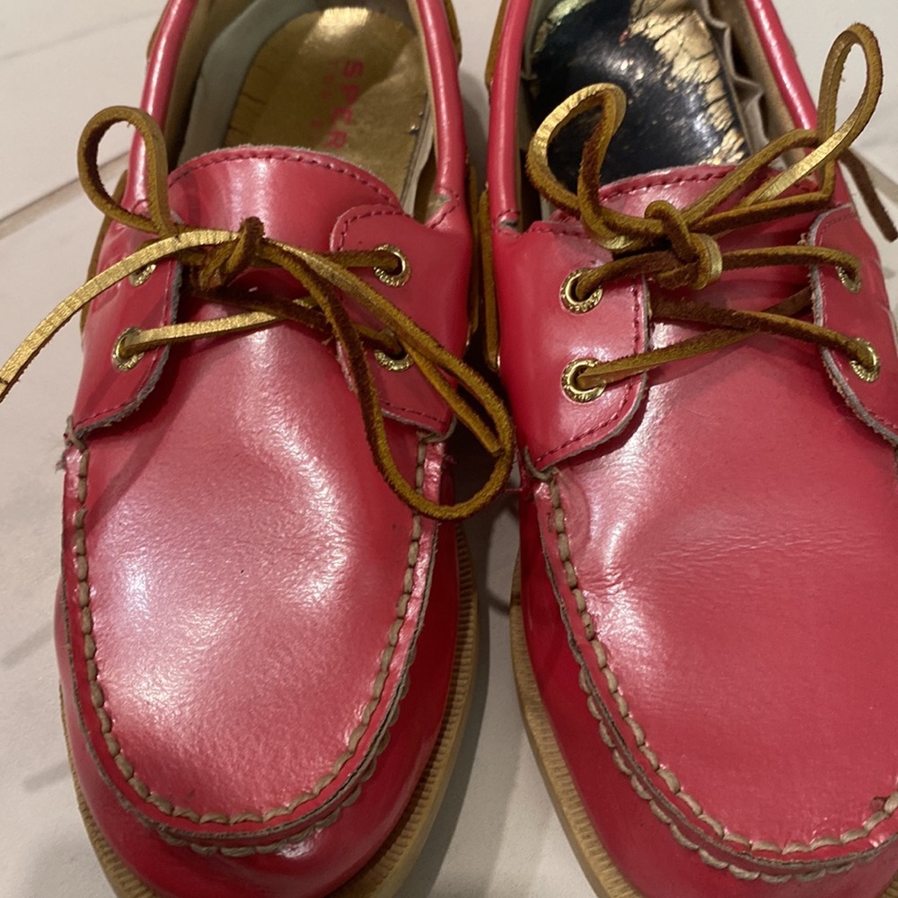 Pink Metallic Sperry’s - Picture 2 of 5